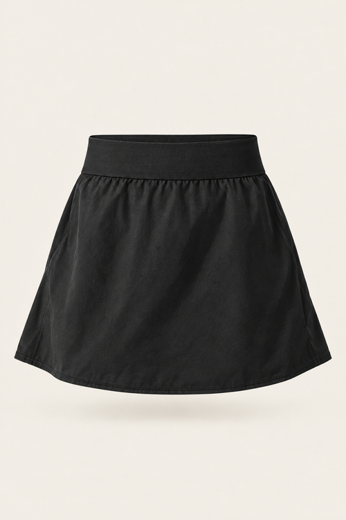 Falda de tenis Match Point en Negro